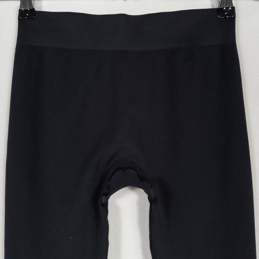Title Nine Spark Seamless Legging Sz Small Solid Black Elastic Waist Layering - Picture 4 of 8